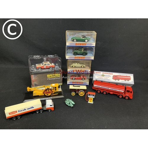 700 - Dinky boxed 943 Leyland Octupus Tanker, 4 Boxed Dinky cars and other model vehicles