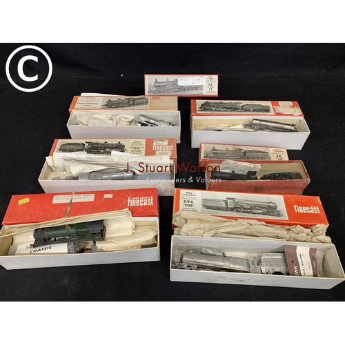 778 - 7 Wills Finecast Loco body Kits