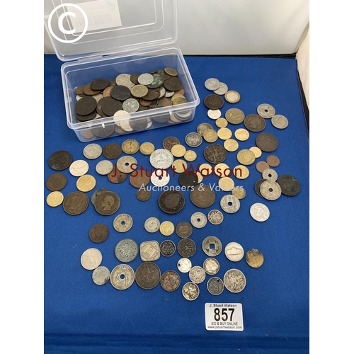 857 - Collection of Foreign Coins