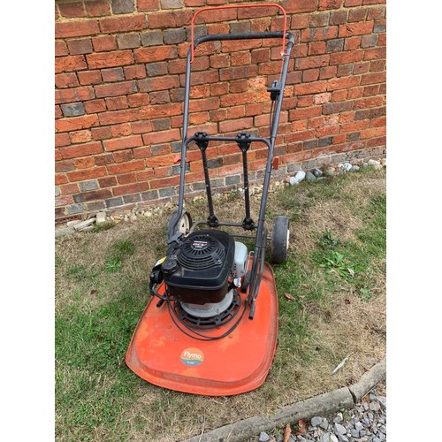 496 - A Flymo hover mower with suzuki engine