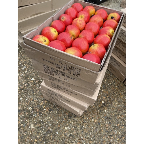 138 - Six trays of 24 artificial pomegranates