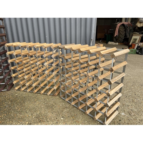 201 - 8 wooden wine racks