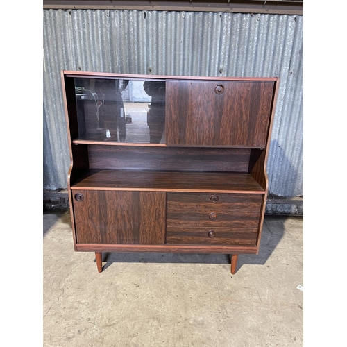 249 - A mid century rosewood effect high back cocktail sideboard