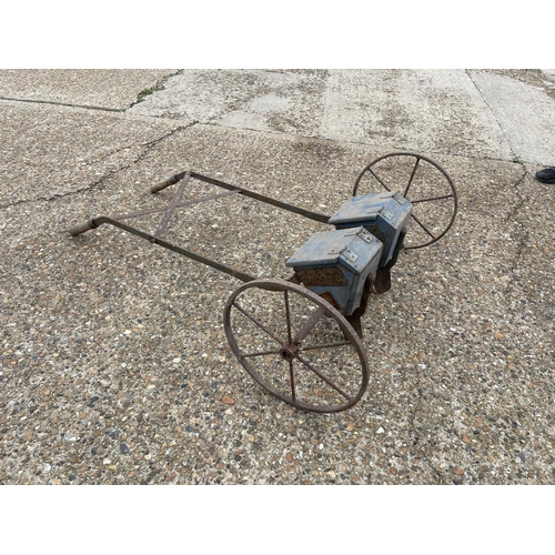 36 - A vintage iron hand seed drill