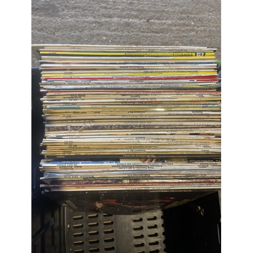 400e - Two trays and a case of records