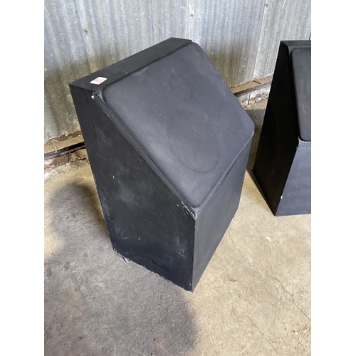 76 - A pair of large stage speakers