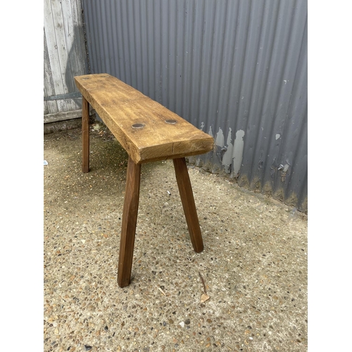 82 - A rustic style pig bench seat 140x30x60