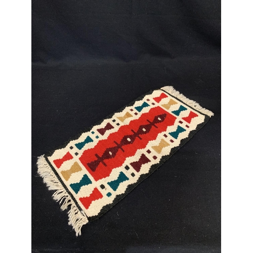 522 - Moroccan Kilim prayer mat 60 x 30cms