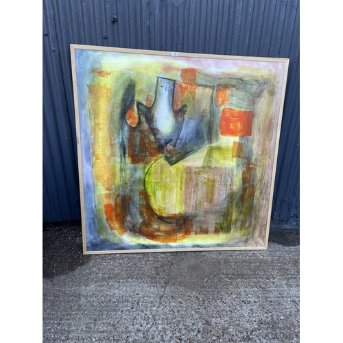 134 - A large abstract oil 150x153