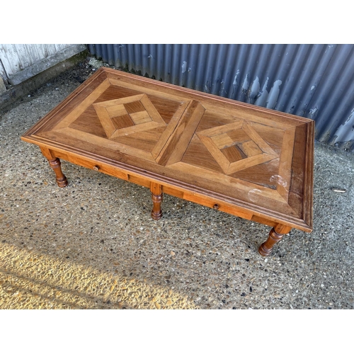 200 - French style two drawer coffee table