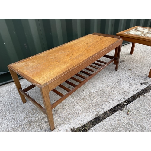 6 - Two mid century coffee tables