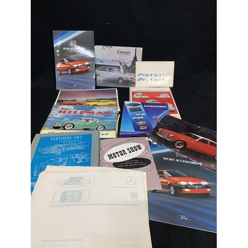 540 - Car Brochures, mainly Ford