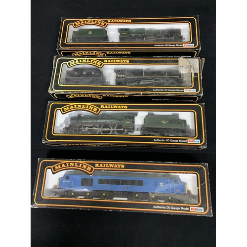 775 - Four Palitoy Mainline railways 00 gauge locomotives boxed