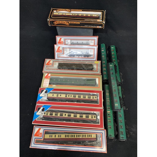 779 - Seven Lima 00 gauge boxed carriages & trucks and Palitoy Mainline Railways Boxed carriage plus 5 kit... 