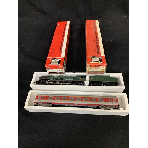 791 - Jouef HO gauge boxed 8260 Loco and one boxed carriage