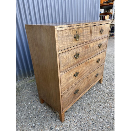 175 - A Victorian mahogany chest of five drawers