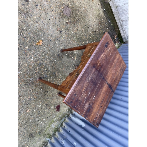 272 - A single drawer lowboy table