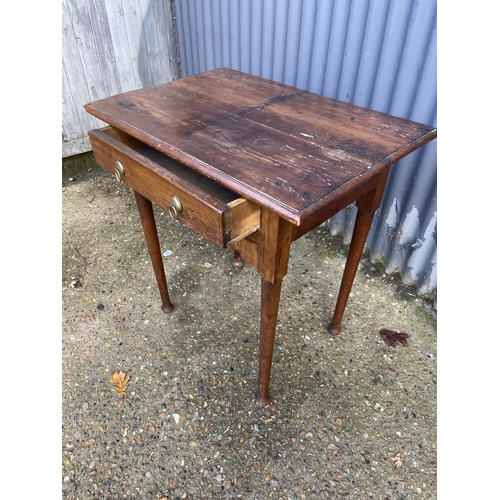 272 - A single drawer lowboy table