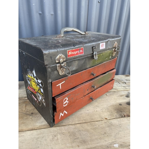 451 - Snap on tool chest