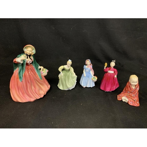 1020 - Five Doulton Figures