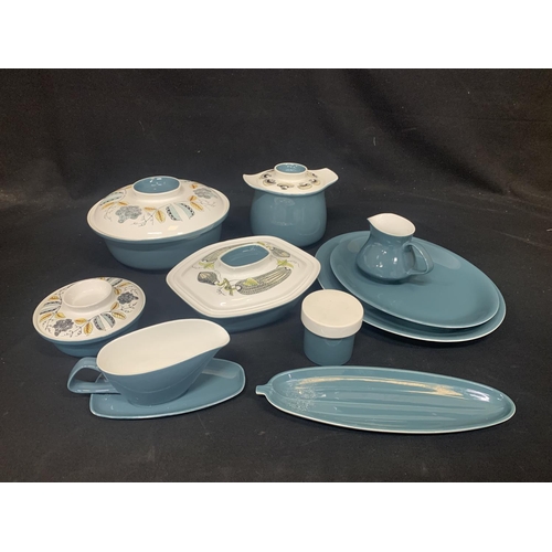 502 - Poole dinnerware (two photos)