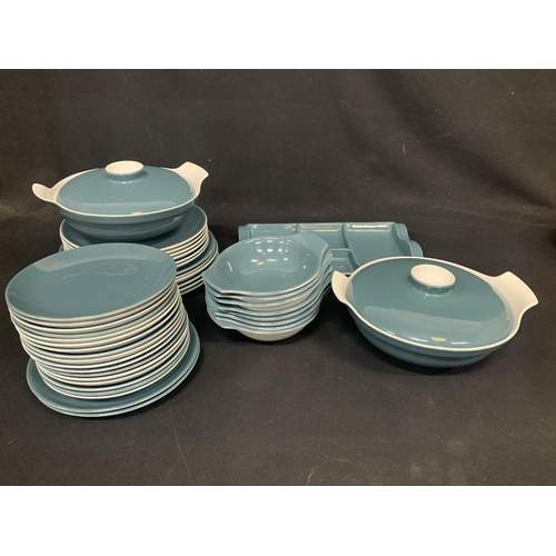 502 - Poole dinnerware (two photos)