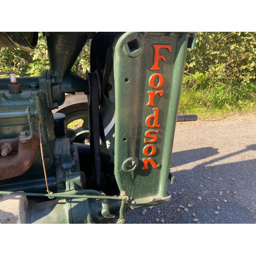 500 - 1942 Fordson Model N Tractor. PETROL / TVO Engine. Good running and driving order. Dry stored, orgin... 