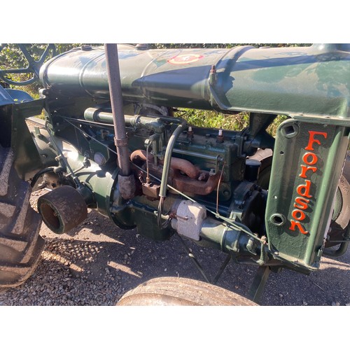 500 - 1942 Fordson Model N Tractor. PETROL / TVO Engine. Good running and driving order. Dry stored, orgin... 