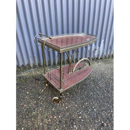 214 - A retro Italian style drinks trolley