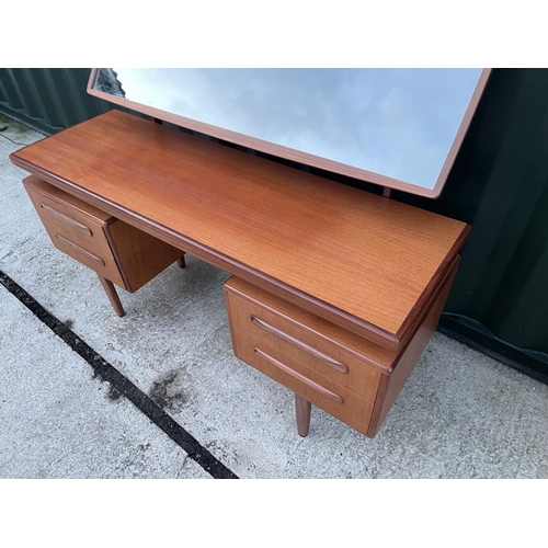 289 - A g plan fresco teak four drawer dressing table