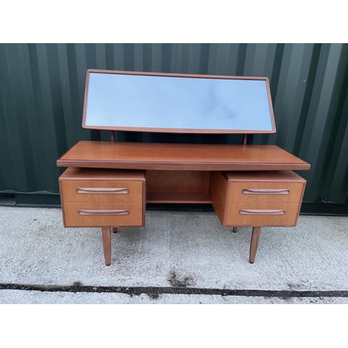 289 - A g plan fresco teak four drawer dressing table