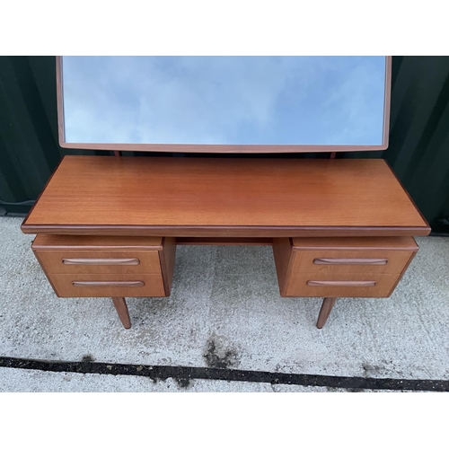 289 - A g plan fresco teak four drawer dressing table