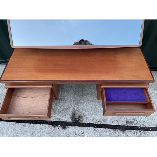 289 - A g plan fresco teak four drawer dressing table