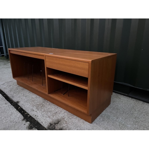 292 - A Mid Century Teak Record Cabinet