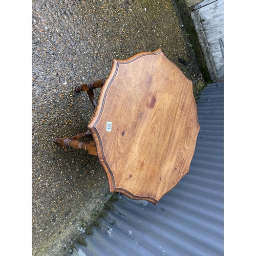 373 - A mahogany occasional table