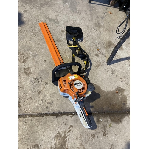 402 - A Stihl HS 45 petrol hedge cutter