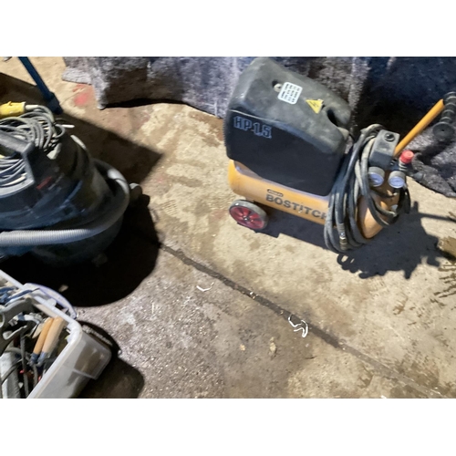 414 - Stanley bostitch compressor with hose