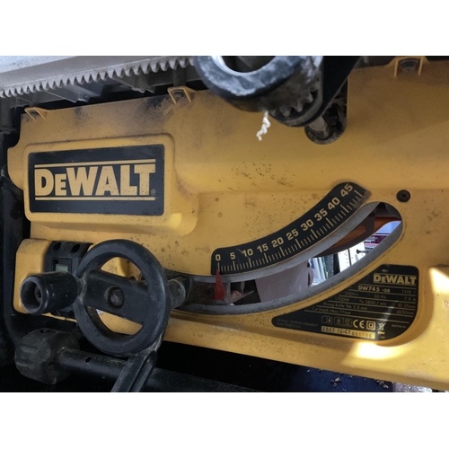 431 - Dewalt DW745 table saw