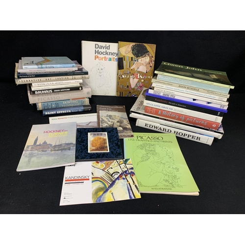 497 - Collection of art books and art postcards (3)