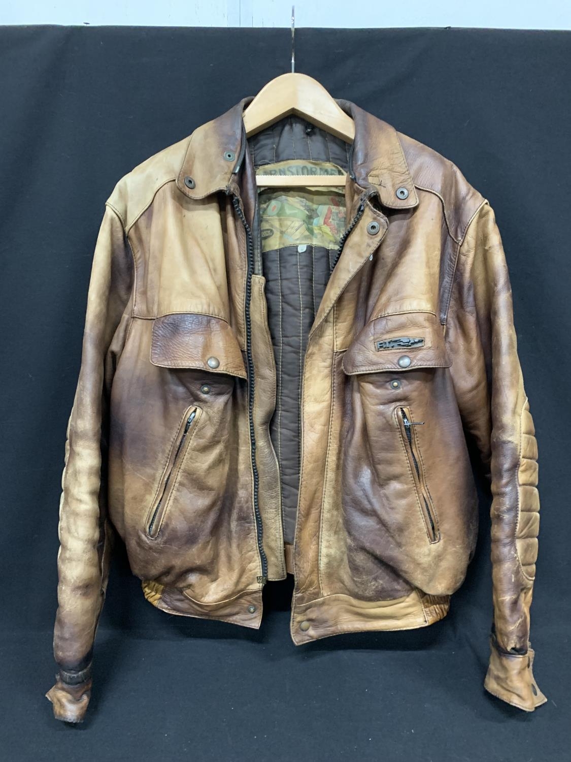 Barnstormer leather jacket size 44