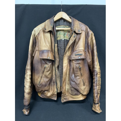 504 - Barnstormer leather jacket size 44