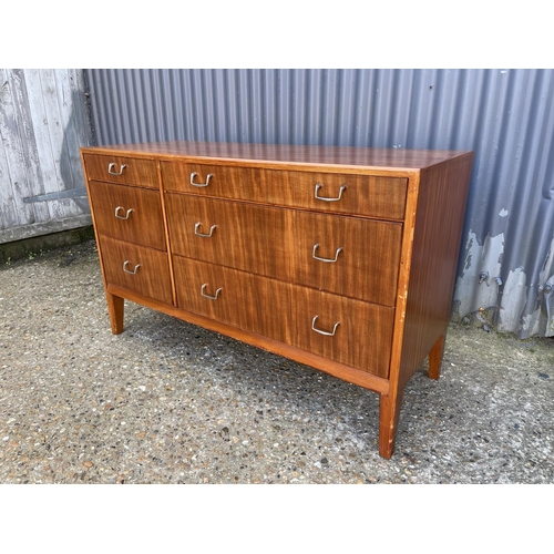 50i - A mid century teak lowboy chest of drawers by gibbs