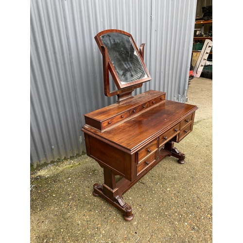 61 - A Victorian mahogany dressing chest