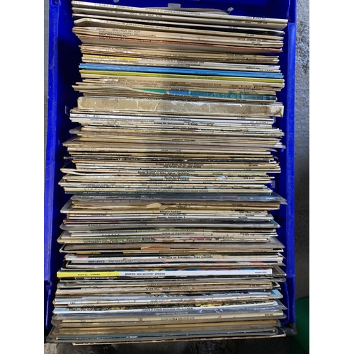 613 - Box of easy listening LP records, including some Rock and Pop as shown