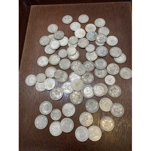 941 - Collection of Pre 1947 Shillings and sixpences weight 11.8 ozt