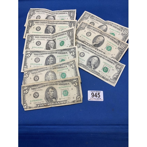 945 - 9 American Bank Notes