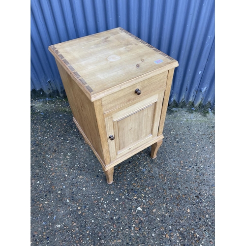 218 - A country pine bedside 44x50x 80