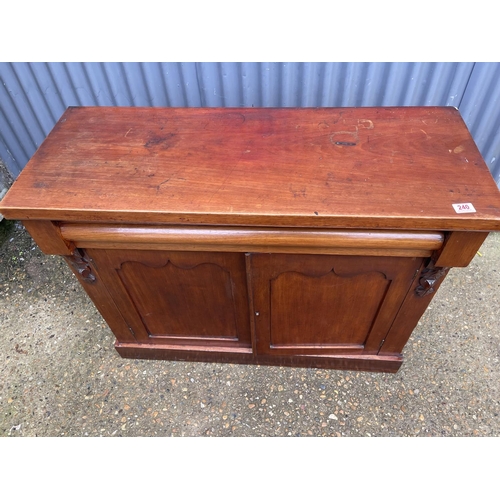 240 - A Victorian mahogany chiffonier sideboard  107x 42x84