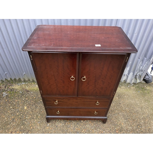 32 - A stag minstrel tallboy / gentleman's wardrobe 82x46 x110