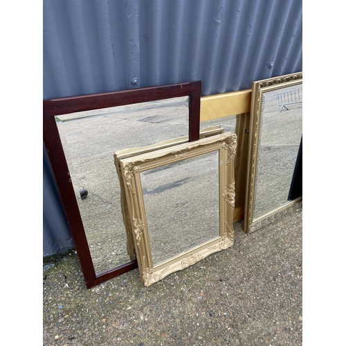 49 - Five assorted wall mirrors